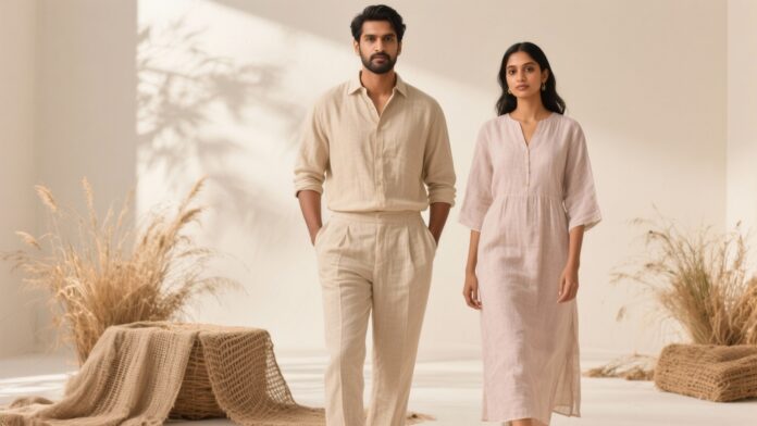 pure linen clothing brand in india