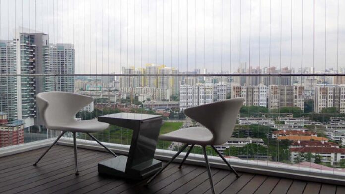 invisible grill for balcony